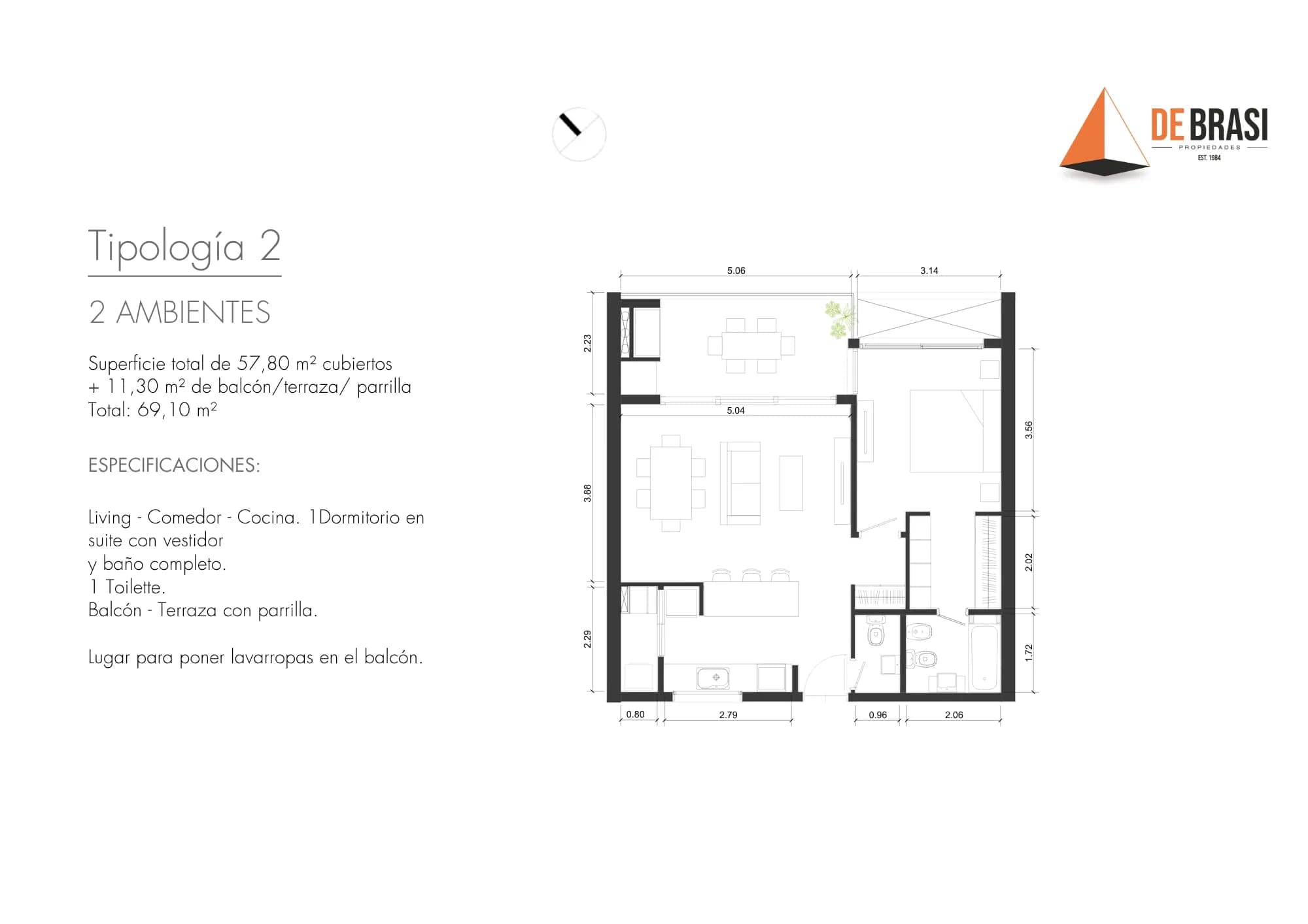 Departamentos de 2 ambientes a estrenar en San Isidro!!